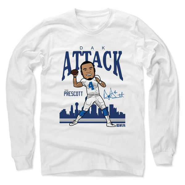 Dak Prescott Long Sleeve T-Shirt, Dallas Football Men's Long Sleeve T-Shirt