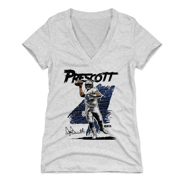 Dak Prescott Women's T-Shirt, Dallas Football Women's V-Neck T-Shirt