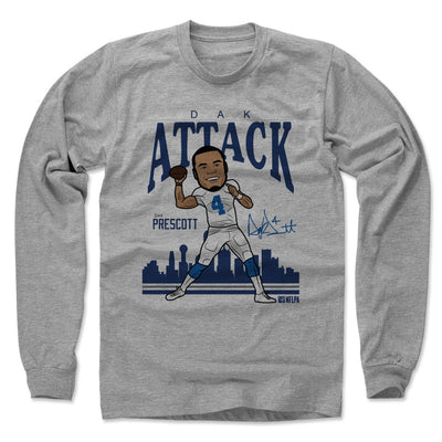 Dak Prescott Long Sleeve T-Shirt, Dallas Football Men's Long Sleeve T-Shirt