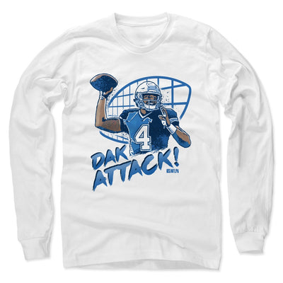 Dak Prescott Long Sleeve T-Shirt, Dallas Football Men's Long Sleeve T-Shirt