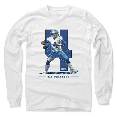 Dak Prescott Long Sleeve T-Shirt, Dallas Football Men's Long Sleeve T-Shirt