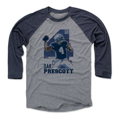 Dak Prescott Baseball Tee Shirt  Dallas Football Men's Baseball T