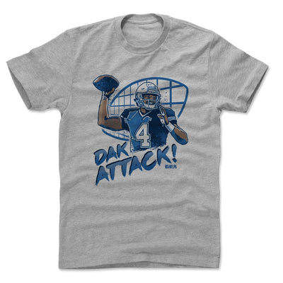 Dak Prescott Dallas Cowboys Grey Rugged Prescott Short Sleeve T