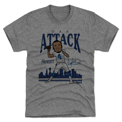 Dak Prescott Graphic Toon Dallas Cowboys Football Tee Shirt 